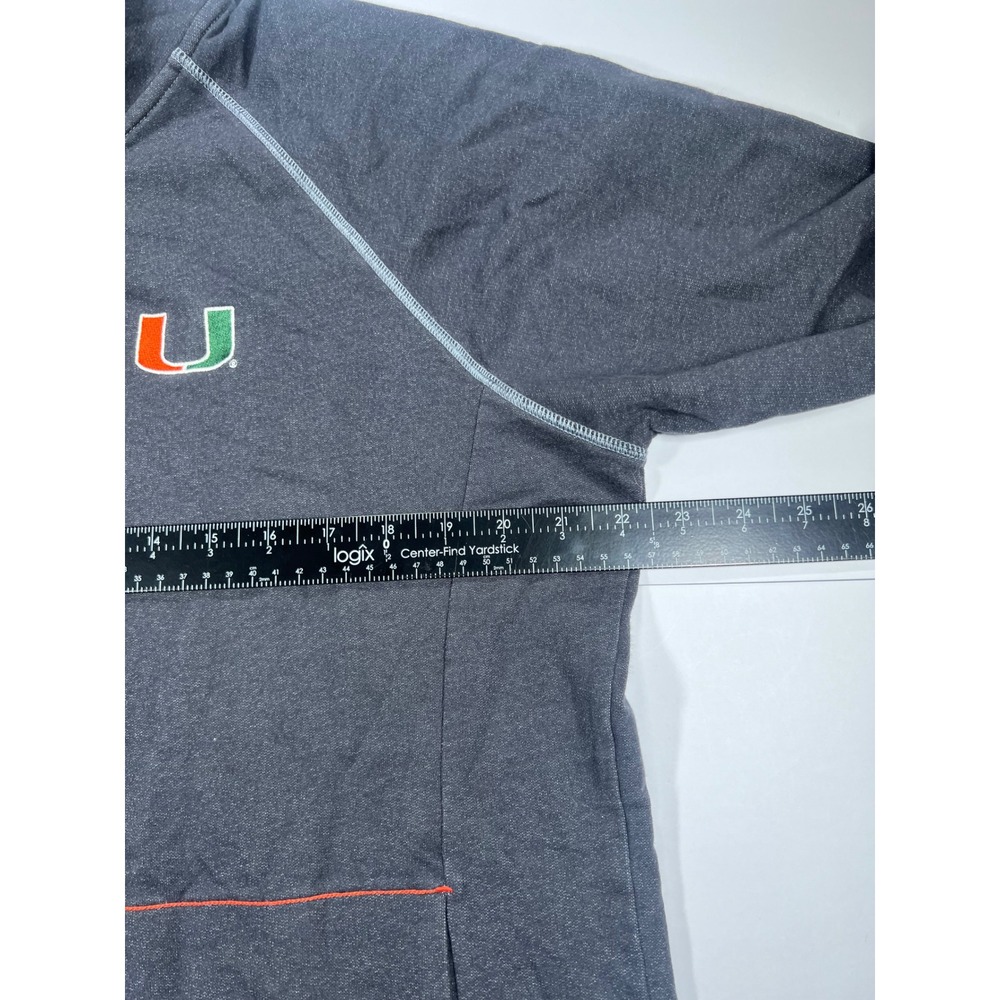 Tommy Bahama Jacket Mens XL Gray University of Miami Hurricanes Full Zip Track - Picture 4 of 5